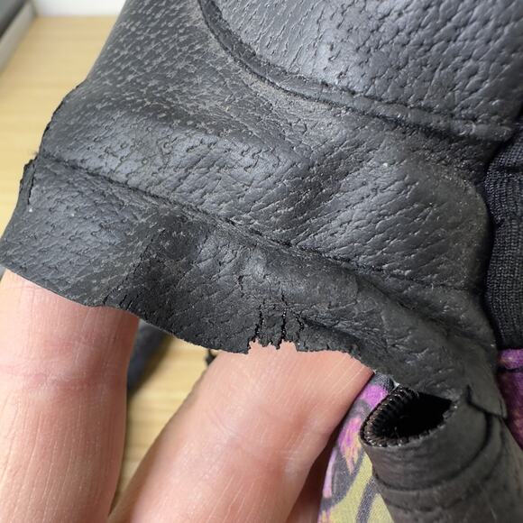 Celtek Bitten By Mitten Gloves Mens Small Colorful Graphic Snowboard Ski Leather - Picture 8 of 10